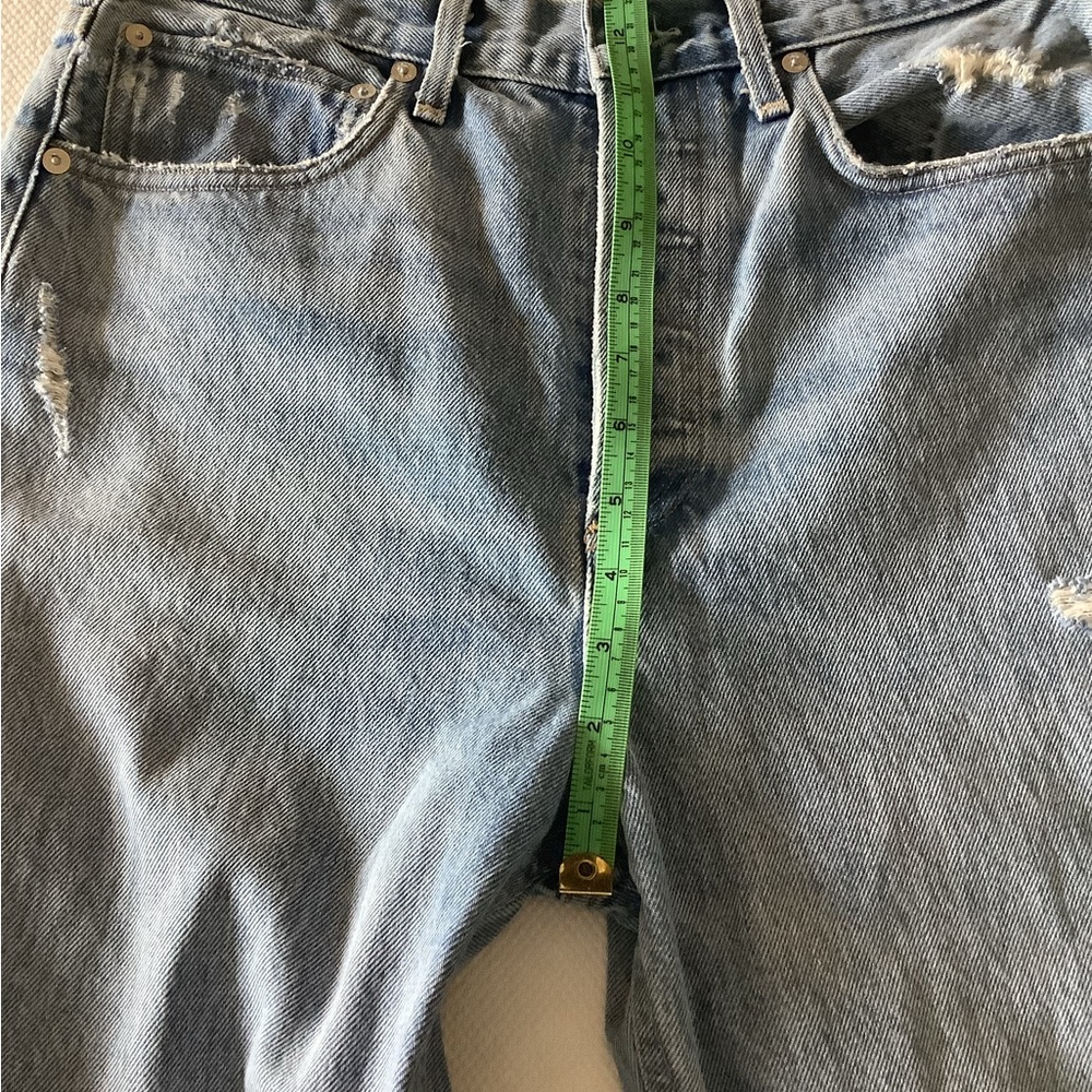 Agolde 90’s Jeans light Blue distressed - Picture 10 of 11